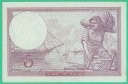 5 Francs - Violet - France - N°. D.60535 415 - 10-8-1939 MP -  Sup  - - 5 F 1917-1940 ''Violet''