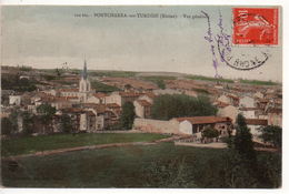 CPA.69.Pontcharra Sur Turdine.1908.Vue Générale - Pontcharra-sur-Turdine