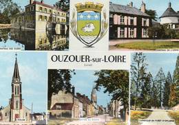 CPSM Dentelée - OUZOUER-sur-LOIRE (45) - Carte Multi-Vues De 1966 - Ouzouer Sur Loire