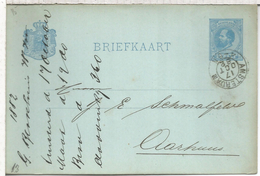HOLANDA ENTERO POSTAL AMSTERDAM 1882 - Lettres & Documents