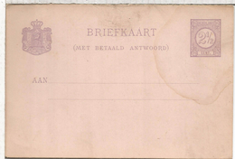 HOLANDA ENTERO POSTAL - Lettres & Documents