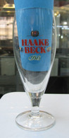 AC - HAAKE BECK PILS GERMAN BEER CHALICE GLASS FROM TURKEY - Bier