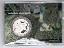 8729 Australien Australia Australian Silver Koala 1 Feinunze Silber  Auflage 2000, See Scan And Description! - Otros & Sin Clasificación