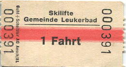 Schweiz - Skilifte Gemeinde Leukerbad - Europa