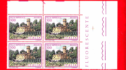 Nuovo - MNH - ITALIA - 1983 - Ville - 4ª Emissione - Quartina - 300 L. &bull; Villa Imperiale, A Pesaro - 1981-90: Mint/hinged