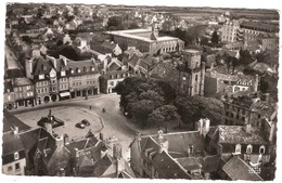 CP Lesneven En Avion Au Dessus Centre Du Pays  29 Finistère - Lesneven