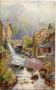 TUCKS OILETTE - HENRY WIMBUSH 7287 - PICTURESQUE ENGLISH LAKES - MILL STREAM, AMBLESIDE - Wimbush