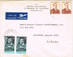 23091. Carta Aerea DIYARBAKIR (Turquia) 1970.  University Ankara - Cartas & Documentos