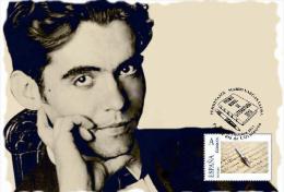Spain 2013 - The Best Writers Of The History Collection  - Federico Garcia Lorca Maxicard - Nobel Prize Laureates
