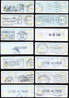 ATM-199- Vignette De Distributeur Type Avions En Papier - 2000 « Avions En Papier »