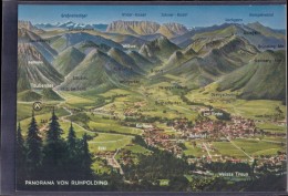 Ruhpolding - Panorama 1   Mit Zusatzstempel Rauschbergbahn - Ruhpolding