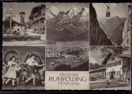 Ruhpolding - S/w Mehrbildkarte 2 - Ruhpolding