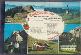 Ruhpolding - Mehrbildkarte 5   Mit Rauschberg Lied Und Zusatzstempel Rauschberghaus - Ruhpolding