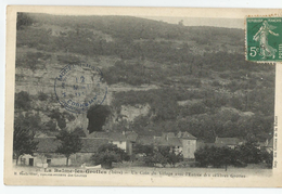 Isère - 38 - La Balme Les Grottes Un Coin Du Village Avec L'entrée Des Célèbres Ed Bonhomme Concessionaire Cachet - La Balme-les-Grottes