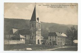 Isère - 38 - Le Sappey Route De La Grande Chartreuse Et L'hotel Des Touristes 1915 - Chartreuse