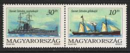 HUNGARY - 1993. Hungarian Ships / St.Stephen Steamer And Battle-ship In Pair  MNH! Mi 4264-4265. - Ungebraucht