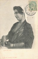 CPA EGYPTE Jeune Fille Arabe En Costume Et Bijoux - Andere & Zonder Classificatie