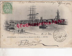 59 - DUNKERQUE - L' AVANT PORT AU MOMENT DE LA MAREE     -  CARTE PRECURSEUR 1902 - Dunkerque