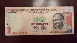 INDE : 1000 Rupee - Indien