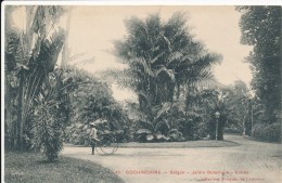 CPA COCHINCHINE VIET NAM Saïgon Jardin Botanique Entrée Collection Poujade De Ladevèze - Viêt-Nam