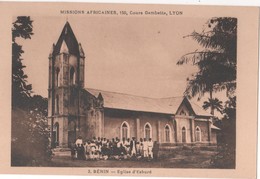 BENIN - ( Afrique ) - église D'ESHURE     -( Missions Afriquaines , Cours Gambetta LYON ) - Benín