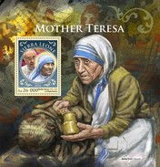 Sierra Leone 2016, Mother Teresa And Pope Francis II, BF - Mother Teresa