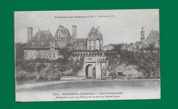 CPA TON SEPIA 29 SAINT VOUGAY - VUE D ENSEMBLE SUR LE CHATEAU DE KERJEAN - MONUMENT HISTORIQUE 1911 - DEVENU UN MUSEE - - Saint-Vougay