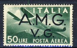 Trieste VG Zona A Posta Aerea 1945 - 47 N. 8 L. 50 MNH Cat. € 8 - Nuevos
