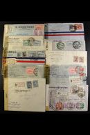 1942-1945 CENSORED COVERS. An Interesting Collection Of Commercial Censor Covers Addressed To USA, Mainly With... - Uruguay