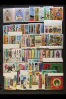 1984-2005 NEVER HINGED MINT COLLECTION On Stock Pages, All Different Complete Sets, Inc 1984 Scouts Se-tenant... - Oman