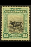 1909-23 18c Blue-green, SG 175, Very Fine Mint For More Images, Please Visit... - North Borneo (...-1963)