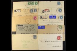 1937-53 SKELETON CDS'S ON KGVI FRANKED COVERS COLLECTION A Wonderful Collection Of Commercial Covers Incl. Many... - Nigeria (...-1960)