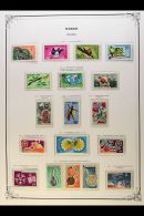 1964-1976 COMPLETE SUPERB NEVER HINGED MINT COLLECTION On Hingeless Pages, All Different, COMPLETE From Late 1964... - Other & Unclassified