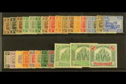 F.M.S. 1922-34 Script Watermark Set To $2 Green And Carmine, SG 52/78, Plus Additional $1 Grey Green And Emerald... - Other & Unclassified