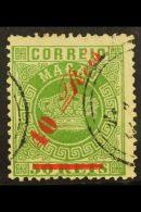 1885 40r On 50r Green (local Surcharge) Perf 12½, SG 36, Fine Used For More Images, Please Visit... - Other & Unclassified