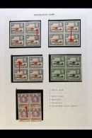 1937-54 KGVI COLLECTION Of Very Fine Used Stamps Plus Mint Blocks With Varieties On Pages, Incl. 1938-54... - Vide