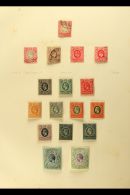 1903-1960 MINT AND USED COLLECTION An Old Time Collection On Album Pages Which Includes 1912-21 Mint Range To 3r... - Vide