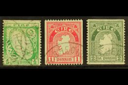 1922-34 COIL STAMPS ½d, 1d Perf 15 X Imperf, And 2d Imperf X Perf 14, SG 71a, 72c And 74a, Fine Cds Used.... - Other & Unclassified