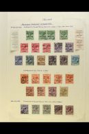 1922-23 OVERPRINTS COLLECTION An Old Time Mint And Used Collection On Pages, With Mint And Used, Various Varieties... - Other & Unclassified