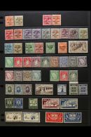 1922-1949 FINE MINT COLLECTION On Stock Pages, ALL DIFFERENT, Inc 1922 Thom Opts To 1s, 1922 Harrison Opts To 2d,... - Other & Unclassified