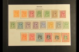 INDORE 1927-37 Lovely Mint Range With All 16 Values/shades From ¼a To 5r Except For The 3a Prussian Blue,... - Other & Unclassified