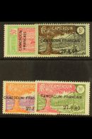 CAMEROUN 1940 50c To 20fr Stamps Of 1925-7, Ovptd, Yv 202/5, Very Fine Mint. (4 Stamps) For More Images, Please... - Other & Unclassified