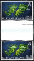 1982 £1+£1 Rebuilding WATERMARK CROWN TO RIGHT OF CA Variety, SG 430w, Very Fine Never Hinged Mint... - Falkland Islands