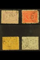 USED AT SCIO (TURKEY) 1872 - 1874 Selection Of Pyramid Stamps Cancelled At The Egyptian PO At Scio. Scarce (4... - Other & Unclassified