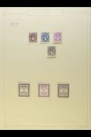 1892-1900 MINT COLLECTION, CAT £600+ Arranged On Two Album Leaves, All Different, Inc 1892 Set To... - Cook Islands