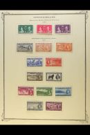 1937-49 MINT KGVI COLLECTION Presented On Printed Pages, Highly Complete For This Reign Including Dues. Lovely... - Other & Unclassified