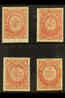 1862 6d To 1s, SG 20/23, All Superb Mint Og With Large Margins All Round. (4 Stamps) For More Images, Please Visit... - Other & Unclassified