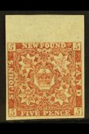 1862 5d Red Brown, SG 19a, Superb Marginal Mint Og. Senf Bros Guarantee On Reverse. For More Images, Please Visit... - Other & Unclassified