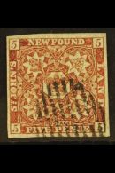 1862 5d Red Brown, SG 19a, Superb Used With Neat Barred Oval Cancel. Ex Caspary. For More Images, Please Visit... - Other & Unclassified