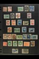 1857-1918 QV USED SELECTION CAT £2000+ A Chiefly All Different Used Selection Presented On A Pair Of Stock... - Other & Unclassified